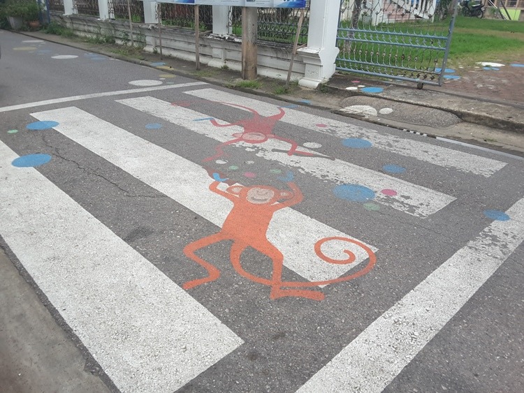 Street Art In Phetchaburi City Center