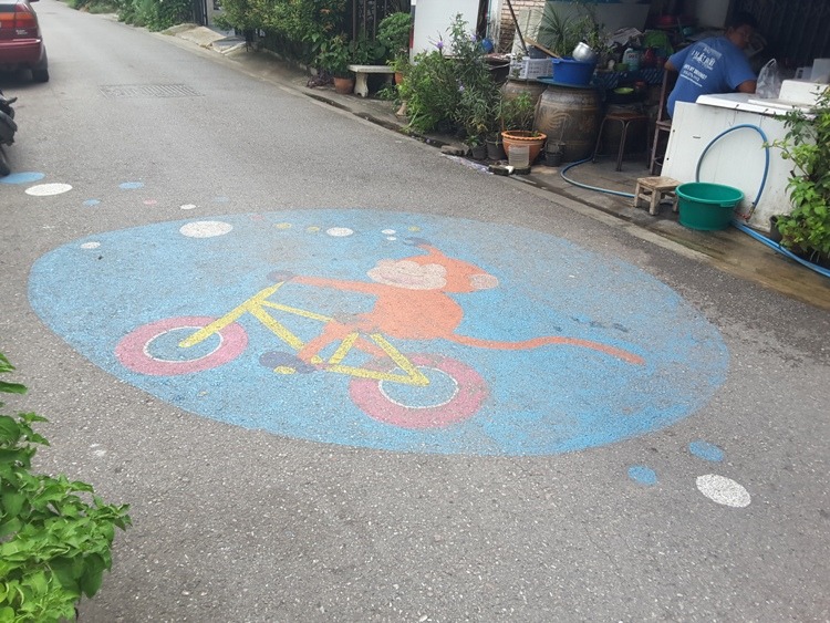 Street Art In Phetchaburi City Center