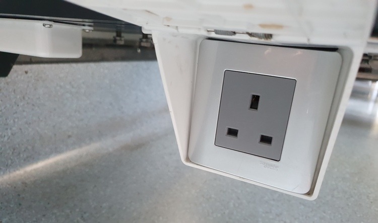 Power Socket on KL Sentral to Gemas Train