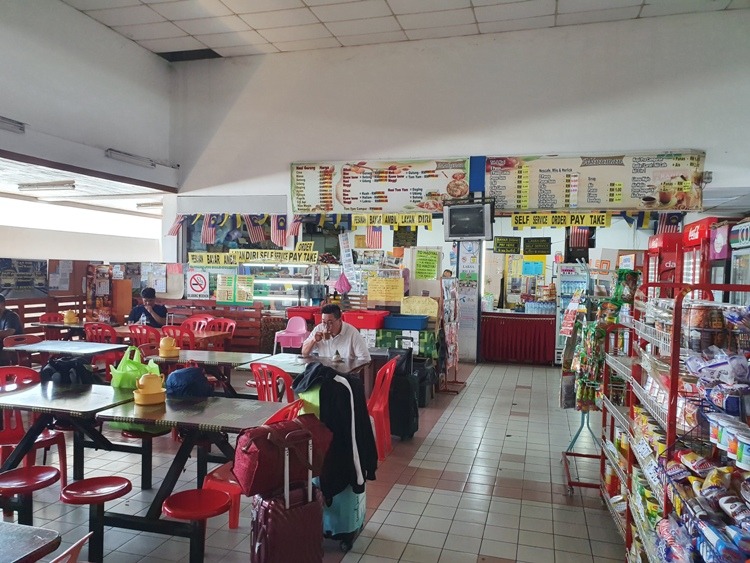 Cafe at Padang Besar Train Station