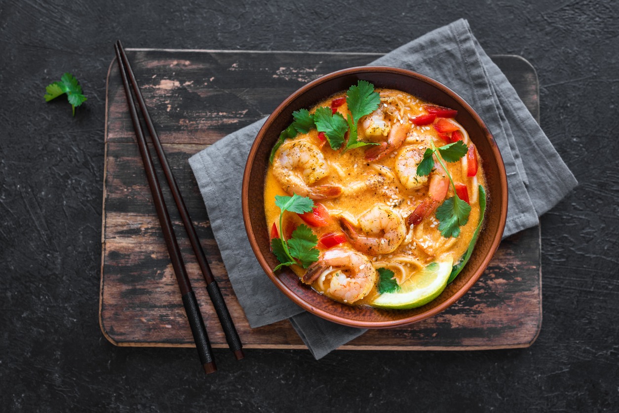 soup photos, Thai culture photos, Laksa photos, food photos