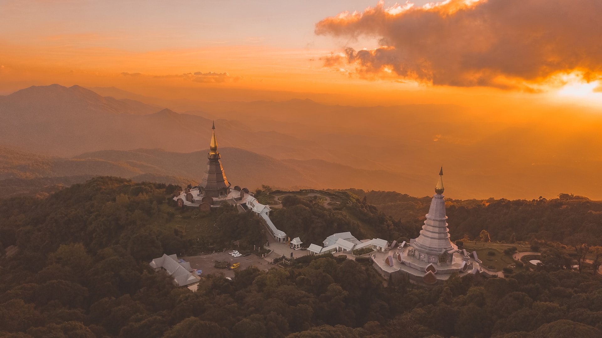 building, tower, architecture, temple, sunset images & pictures, HD sky wallpapers, landscape mages & pictures, shrine, cable car, transportation, nature images, sunrise, red sky, outdoors, dawn, dusk, town, HD city wallpapers, urban, backgrounds