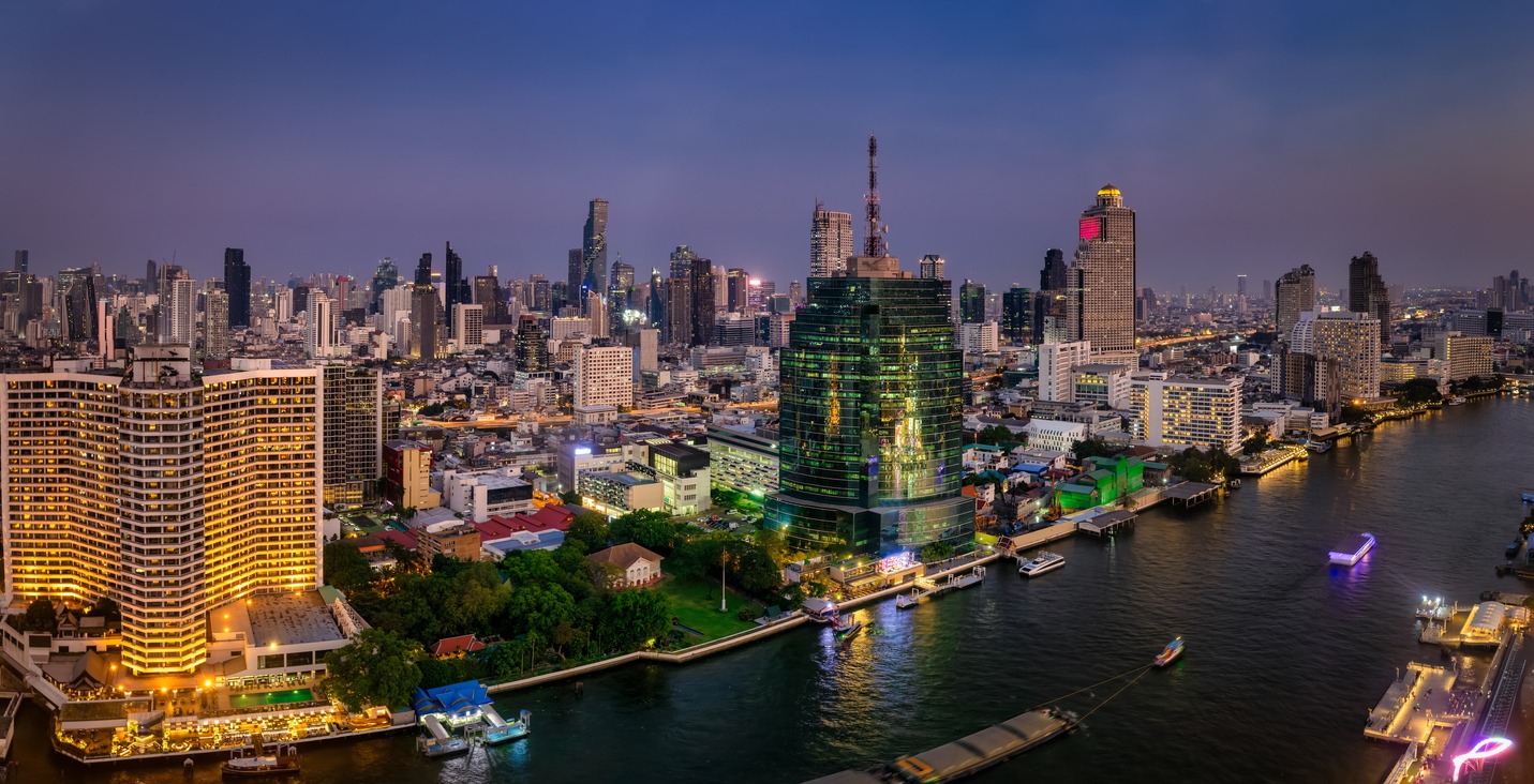 Bangkok photos, urban skyline photos, aerial view photos, architecture photos, Asia photos, Bang Rak photos