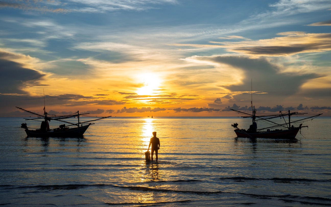 Hua Hin, Thailand photos, Asia photos, Bay of Water photos, blue photos, coastline photos, day photos