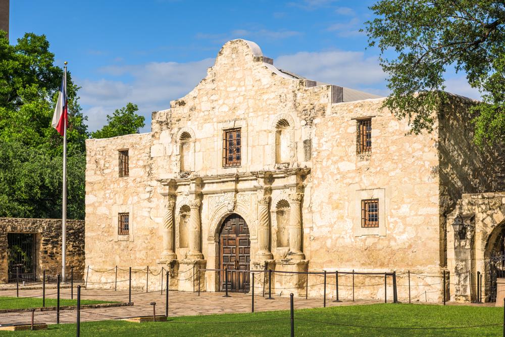 The Alamo in San Antonio, Texas