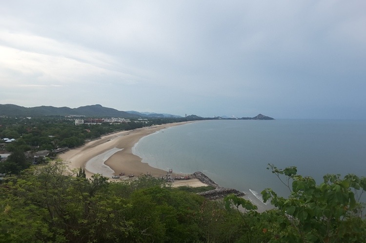 View From The Top Of Khao Tao Hill