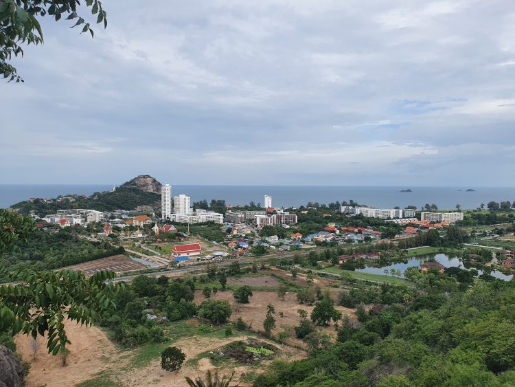 View of Khao Takiab From Wat Khao Sanam Chai