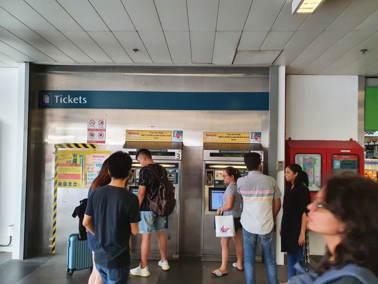 Ticket Machines at Woodlands MRT Station, Singapore