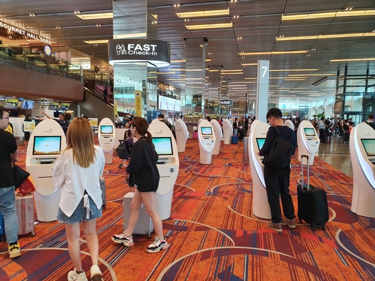 Scoot Self Service Check-In, Changi Airport