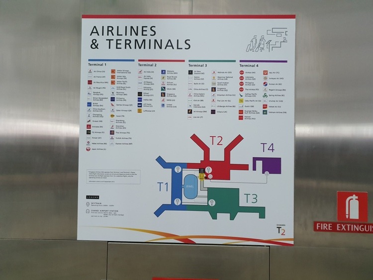 Changi Airport Terminals Map