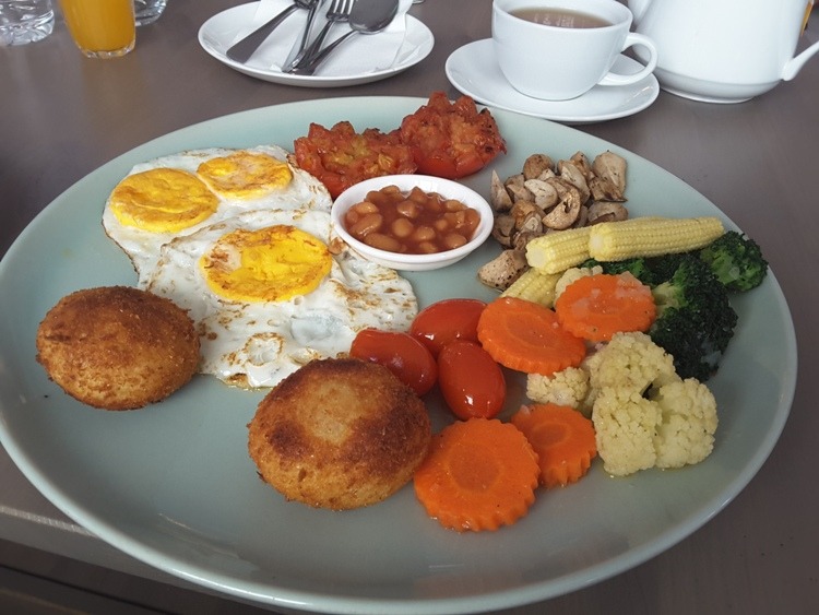 Vegetarian Breakfast at Bliss Cafe, Hua Hin