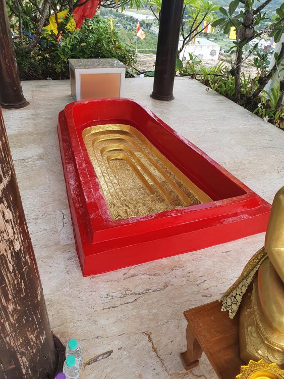 Buddha Footprint at Wat Khao Sanam Chai