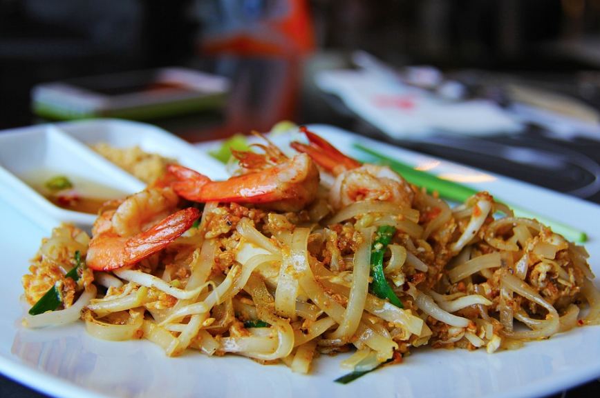 Pad Thai, Thai style fried noodles, Thai dish