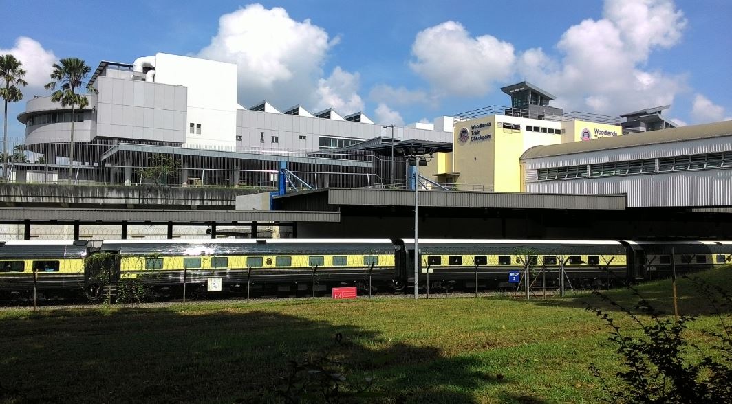 Eastern & Oriental Express train at the Woodlands Train Checkpoint