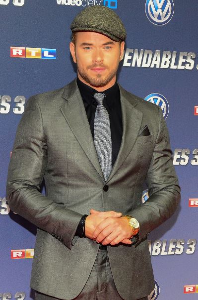 Kellan Lutz at the Germany premiere of The Expendables 3 in 2014