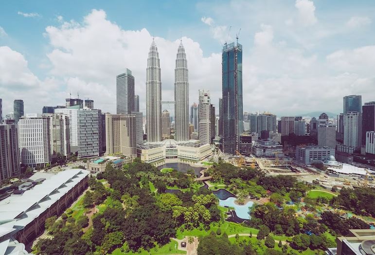 scenic view of Kuala Lumpur Malaysia