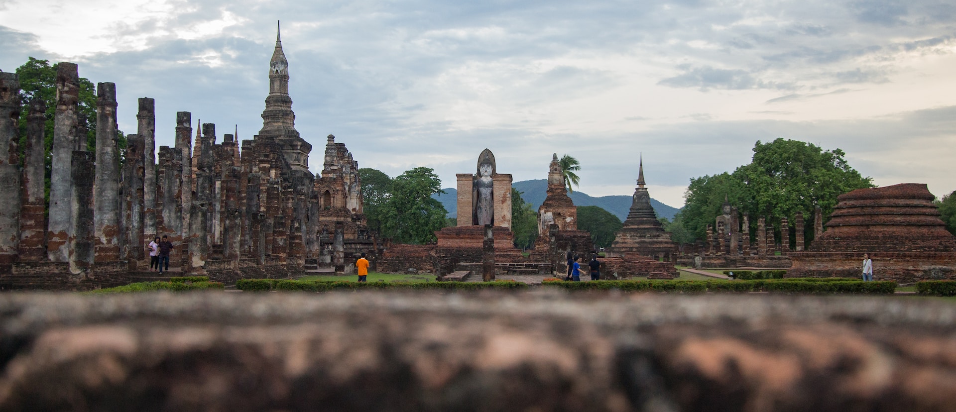 Thailand, Sukhothai historic park, temple, HD grey wallpapers, buddha images, human, people images & pictures, building, architecture, tower, steeple, spire, monument, shrine, worship, ruins, hydrant, castle, public domain images